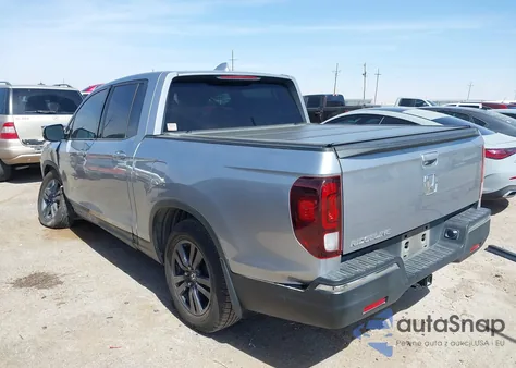 2019 Honda Ridgeline Sport from USA, damaged, VIN 5FPYK2F15KB007840